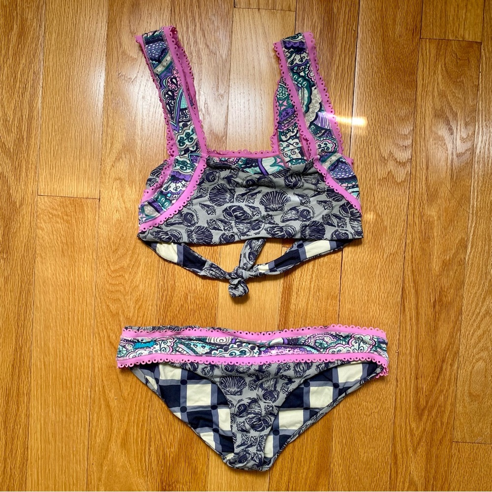 Maaji Reversible Print Two-Piece Bikini | Sz. M